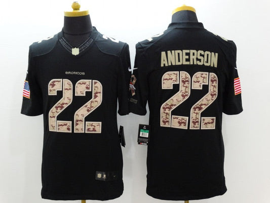 Adult Denver Broncos C.J. Anderson NO.22 Football Jerseys mySite