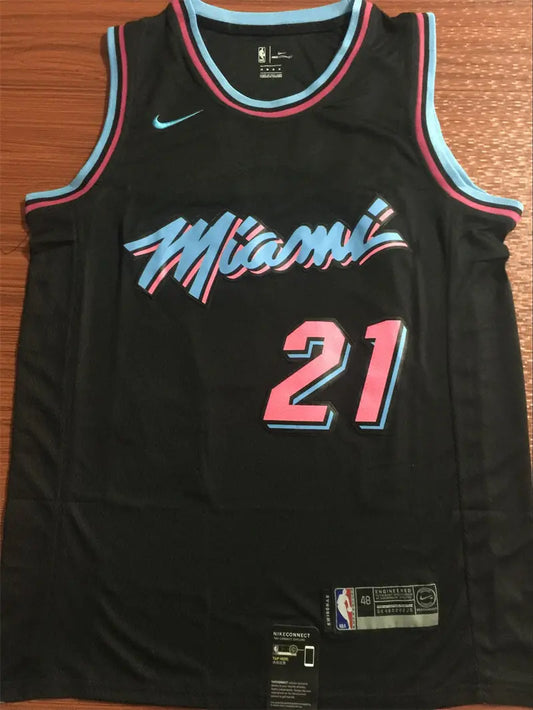 Miami Heat whiteside NO.21 Blue Basketball Jersey jerseyworlds