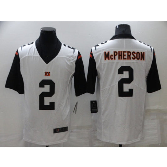 C.Bengals McPherson NO.2 White Football Jersey mySite