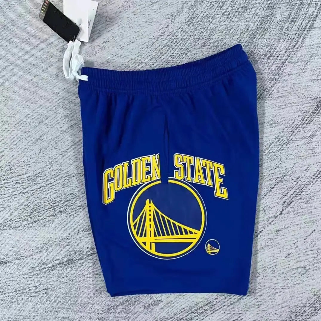 Golden State Warriors blue Basketball Shorts mySite