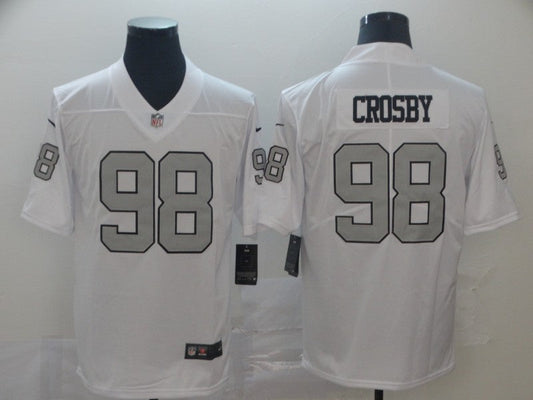 Adult ‎Oakland Raiders Maxx Crosby NO.98 Football Jerseys mySite