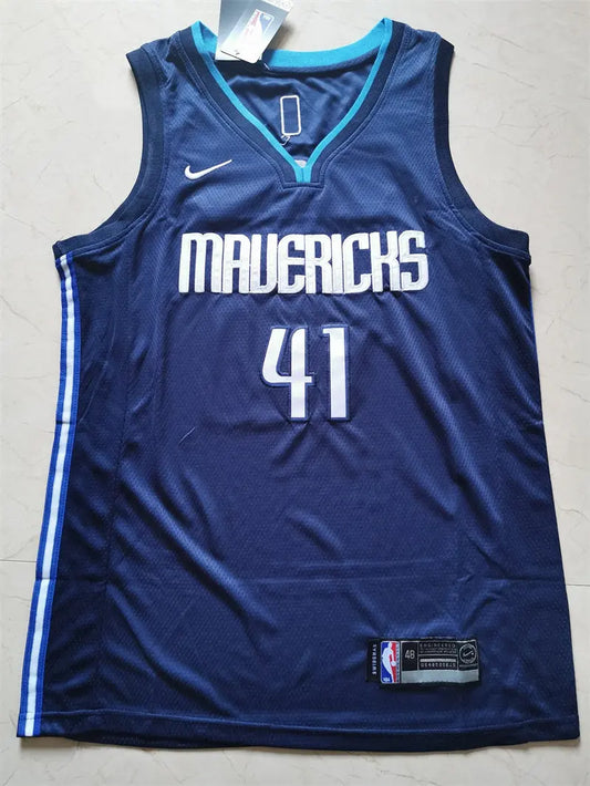 Dallas Mavericks Dirk Nowitzki NO.41 Basketball Jersey jerseyworlds