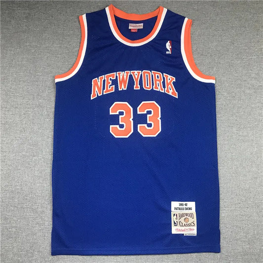 New York Knicks Ewing NO.33 Basketball Jersey mySite