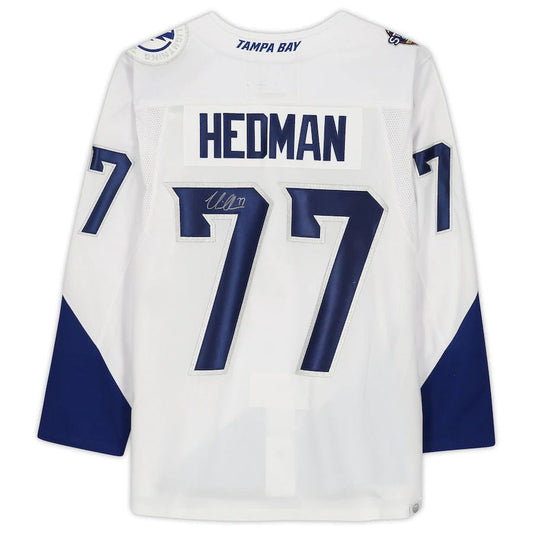 TB.Lightning #77 Victor Hedman Fanatics Authentic Autographed 2022 Stadium Series Jersey Stitched American Hockey Jerseys mySite