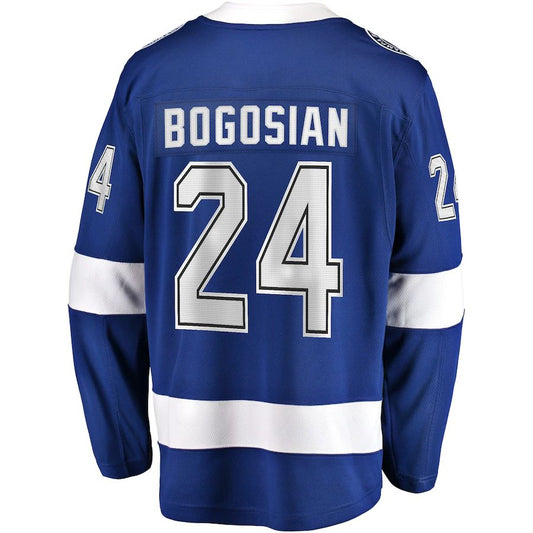 TB.Lightning #24 Zach Bogosian Fanatics Branded Home Breakaway Player Jersey Blue Stitched American Hockey Jerseys mySite