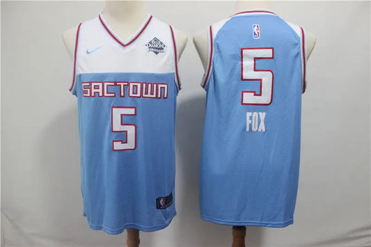 Sacramento Kings Fox NO.5 Basketball Jersey mySite