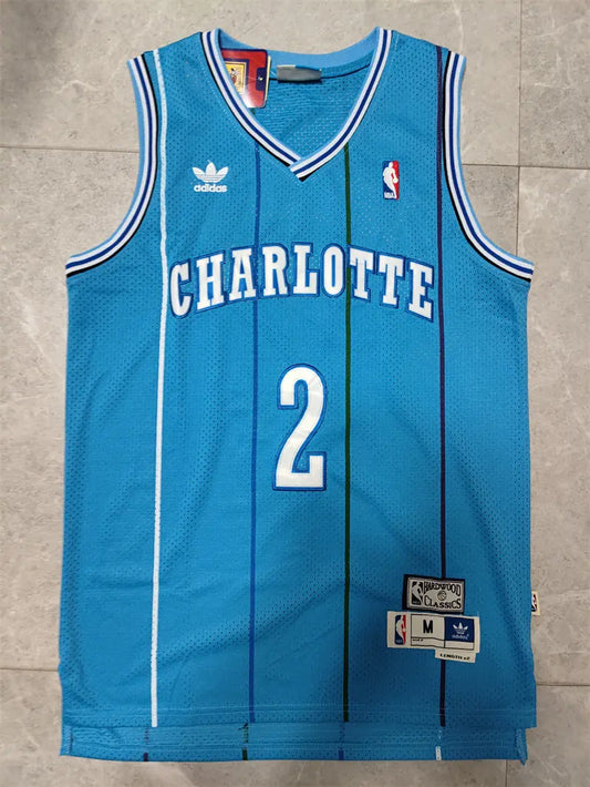 Charlotte Hornets Larry Johnson NO.2 Basketball Jersey mySite