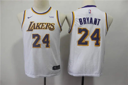 Kids Los Angeles Lakers Bryant NO.24 Basketball Jersey jerseyworlds