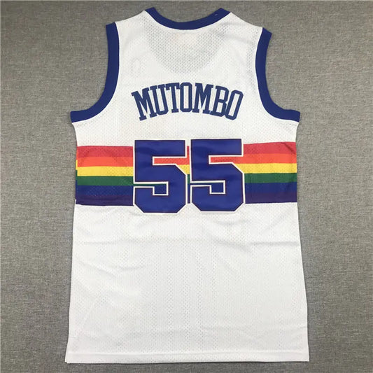 Denver Nuggets Mutombo NO.55 Basketball Jersey mySite