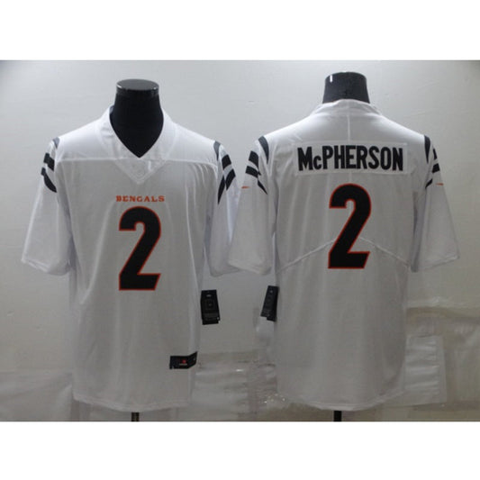 C.Bengals McPherson NO.2 White Football Jersey mySite