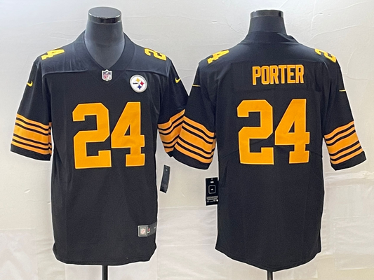 Adult Pittsburgh Steelers Joey Porter Jr. NO.24 Football Jerseys mySite