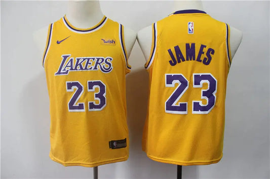 Kids Los Angeles Lakers James NO.23 Basketball Jersey jerseyworlds